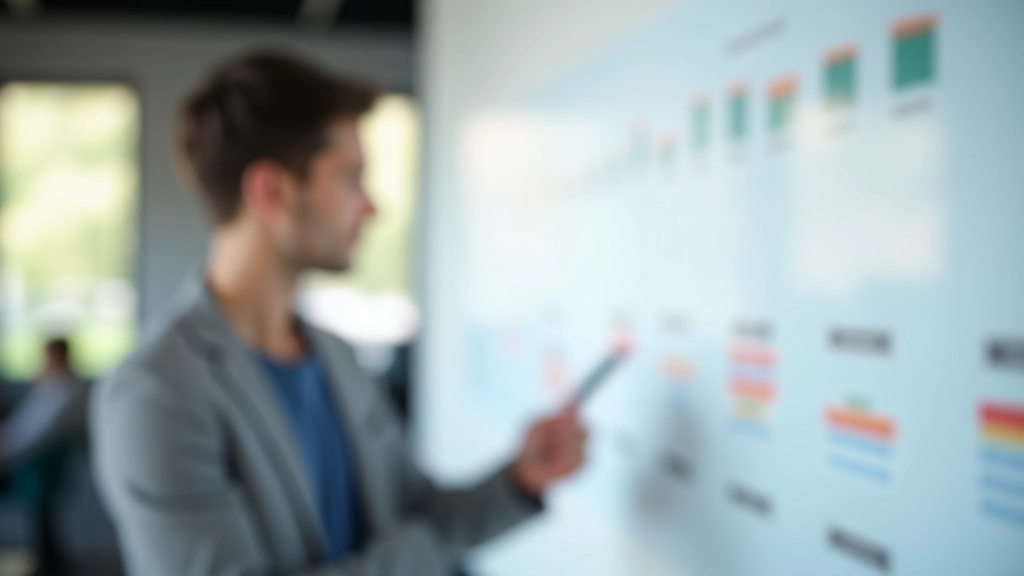 Consultant analyzing productivity metrics and performance schedules