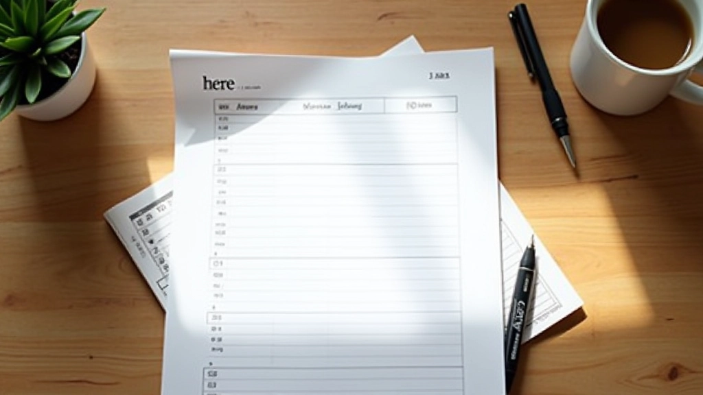 Planner and calendar showing scheduled time blocks for different types of work throughout the day